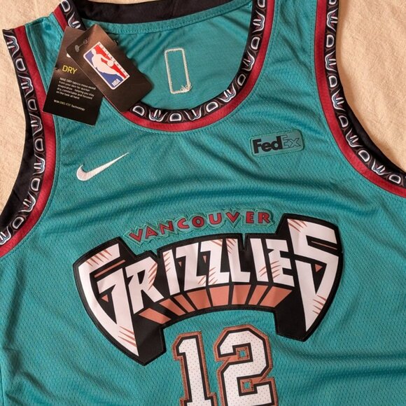 Nike Swingman Ja Morant NBA Vancouver Grizzlies #12 Jersey NWT Size 50 Throwback - Picture 1 of 9